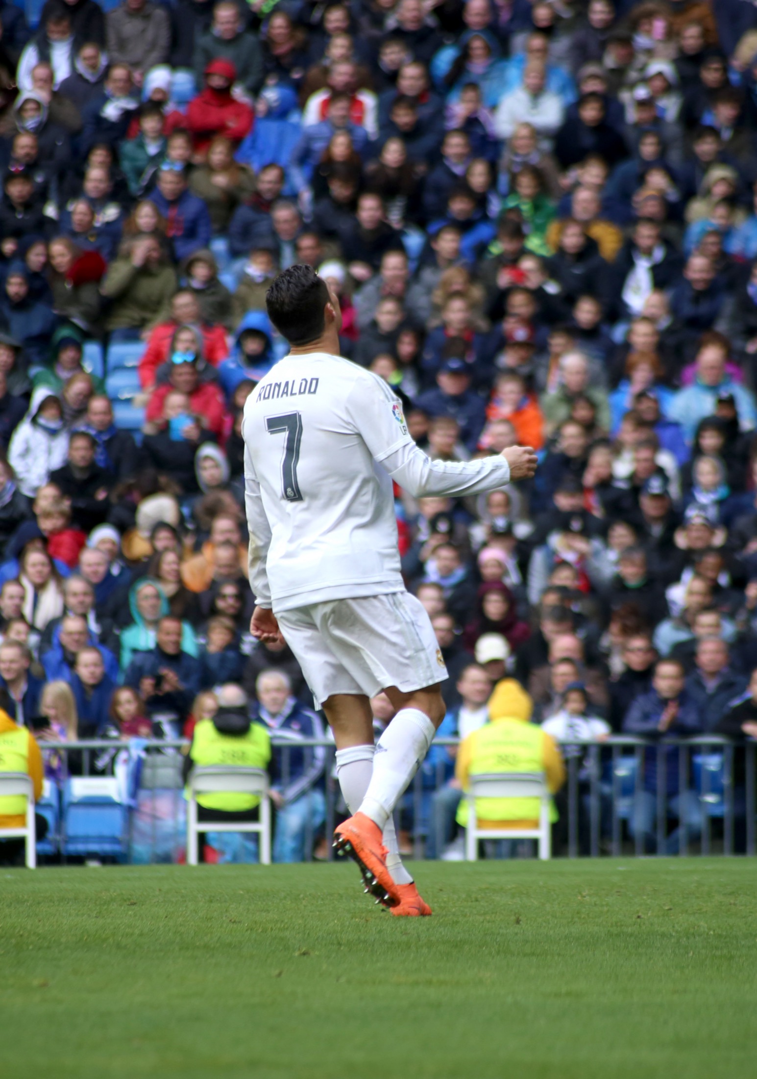 Cristiano Ronaldo playing for Real Madrid in 2016